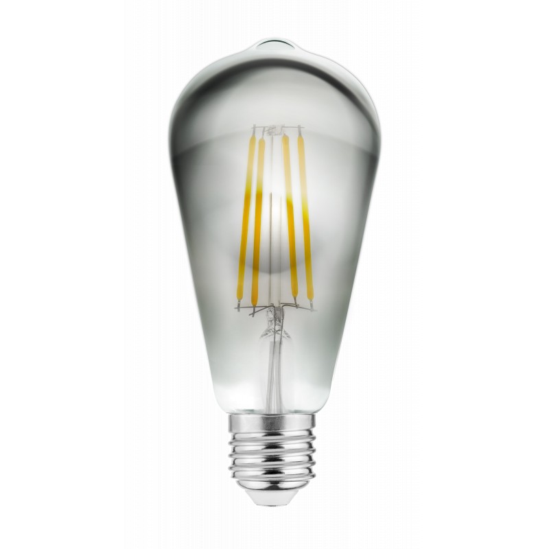 6W E27 Edison ST64 SMOKE FILAMENT LED Bulb