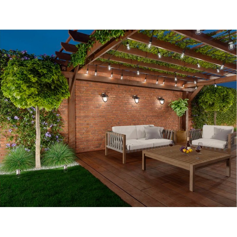 Bombilla LED GLASS FILAMENT 8W E27 A60 transparente