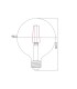Lampadina LED GLASS FILAMENT 8W E27 Globo G95 Transparente