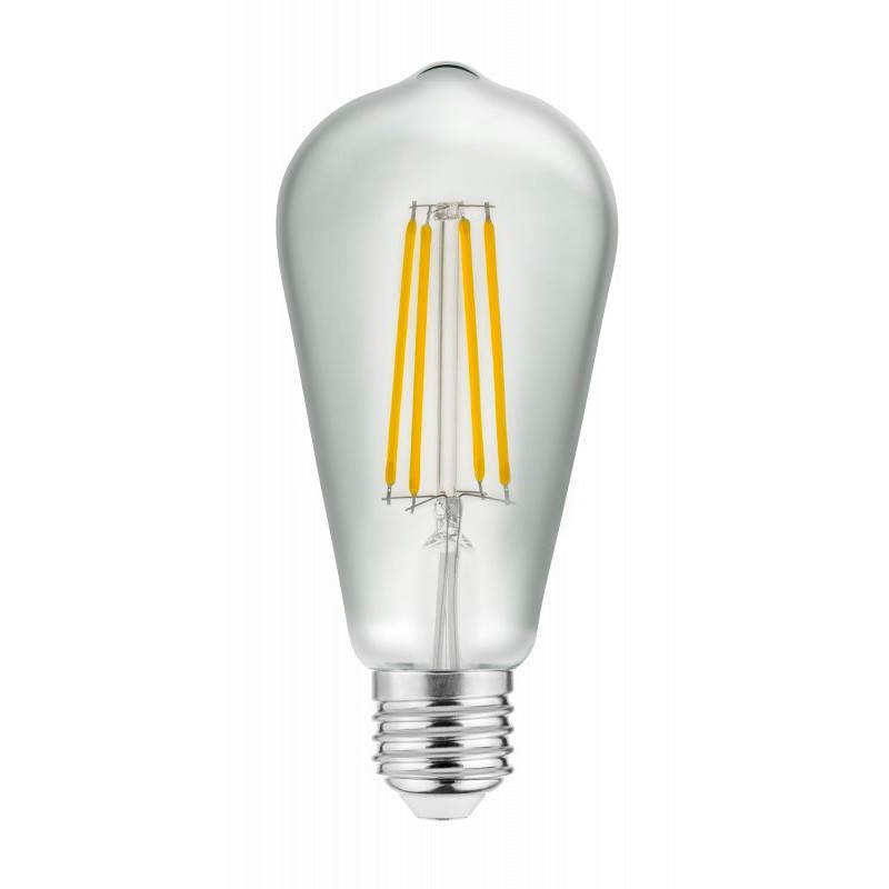 Ampoule LED GLASS FILAMENT 6W E27 Edison ST64 transparent