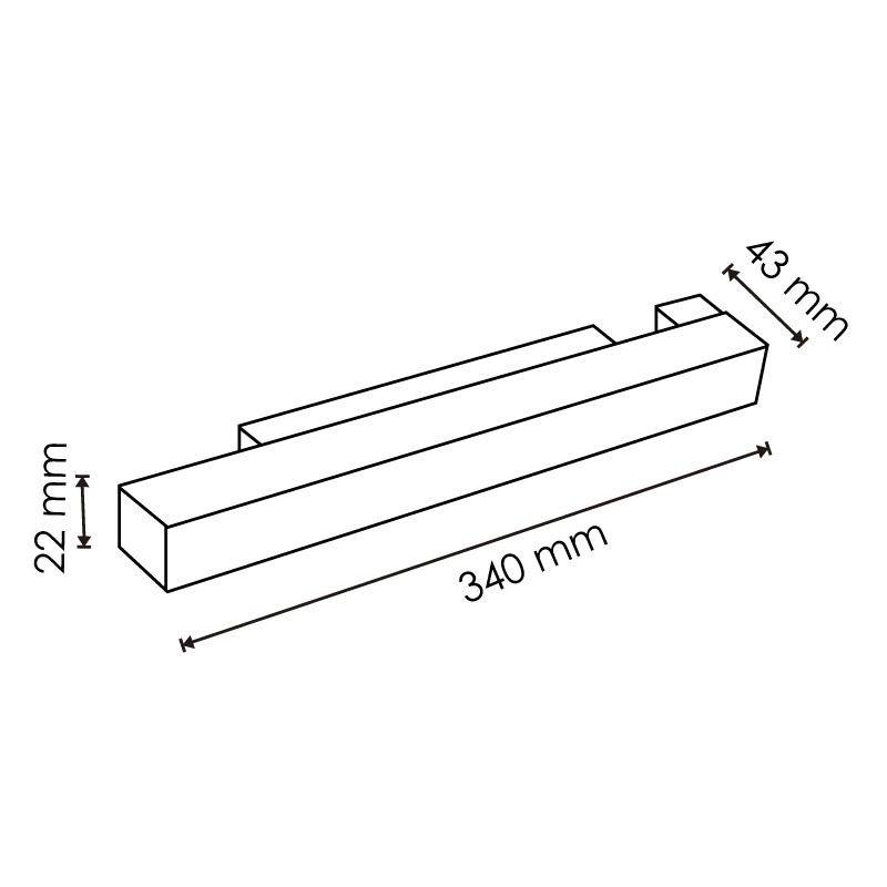 Alimentation 200W 48Vdc noir pour Rail Magnétique