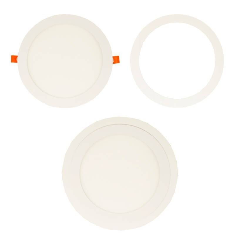 White supplementary decorative trim ring cover LED downlight Ø210mm