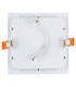 Downlight LED carré 16W 1664Lm IP20 coupe 180mm