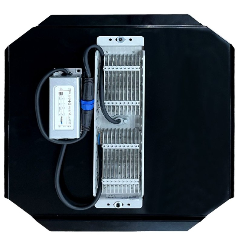 Módulo óptico LED 50W BRIDGELUX 136ºx78º con placa de soporte para Farola VILLA