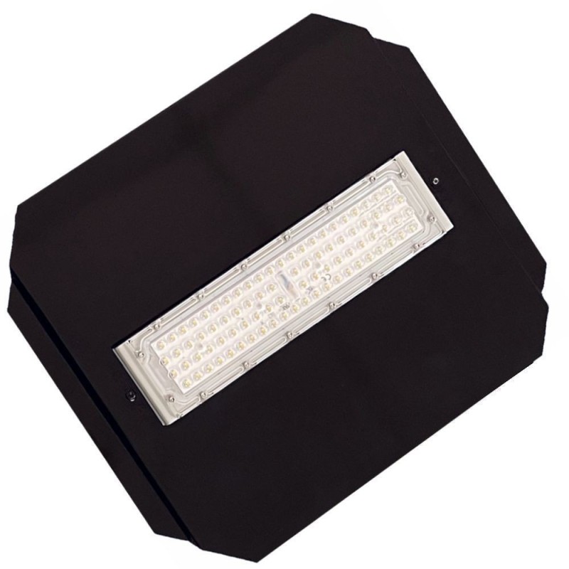 Módulo óptico LED 50W BRIDGELUX 136ºx78º con placa de soporte para Farola VILLA