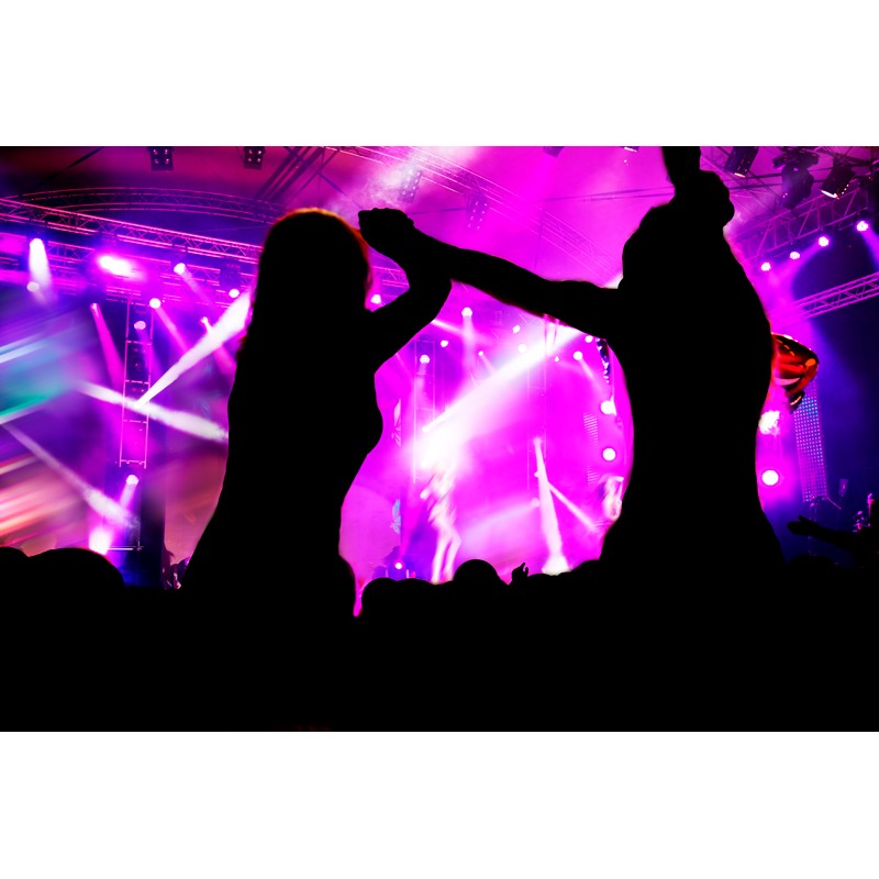 Testa mobile spot LED Audibax BOSTON 30W DMX RGBW per spettacoli