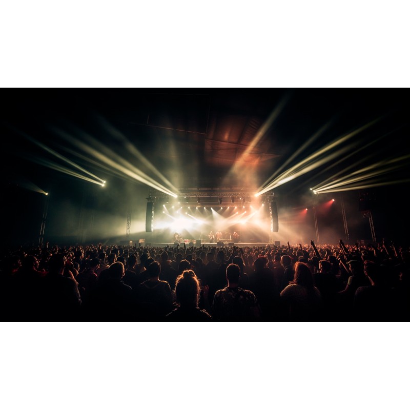 Cabeza Móvil Spot LED 30W BOSTON Blanco + 7 Colores - 7 Gobos Fijos - DMX