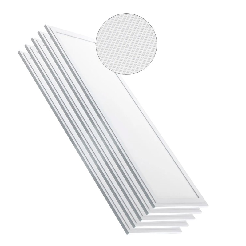 Pack 5 uni - Pannello LED 120x30cm 52W 4160Lm UGR19