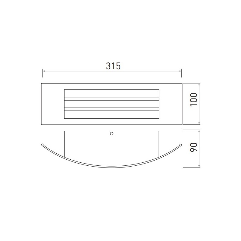 Aplique de pared ASTRIT exterior E27 IP54
