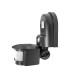 Sensor de movimiento PIR de pared 180º orientable 3 ajustes IP44 negro