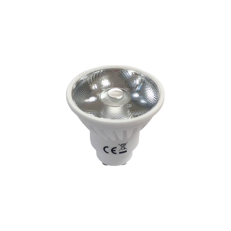 Lampadina LED GU10 COB 8W Ceramica 12º 973Lm