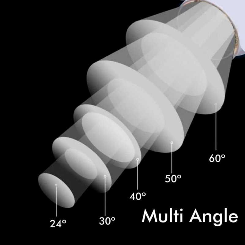 Projecteur LED blanc pour rail triphasé puissance 26-40W puce CCT BridgeLUX