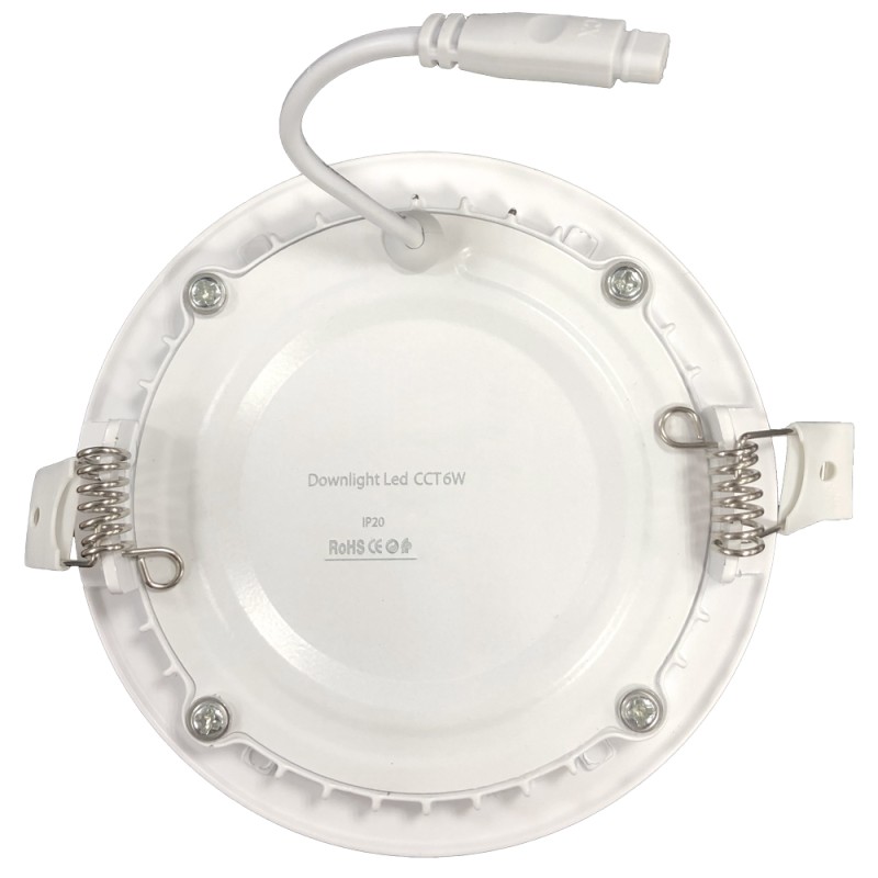 Downlight LED PRO 6W 720Lm CCT UGR19 chip OSRAM corte Ø100mm