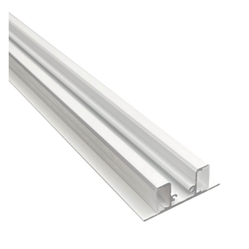 Profilo in alluminio Lavapareti Bianco UP&DOWN per striscia LED - 2 Metri