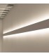 UP&DOWN Aluminum Wall Washer Profile White for LED Strip - 2 Meters