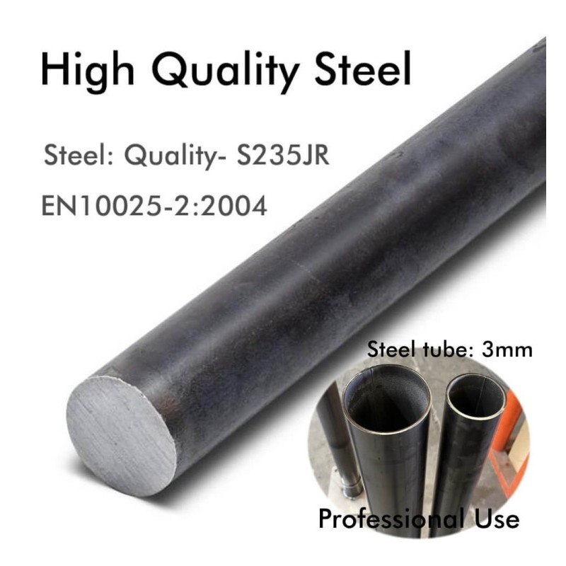 Brazo Soporte de Pared galvanizado para Farolas 1000mm