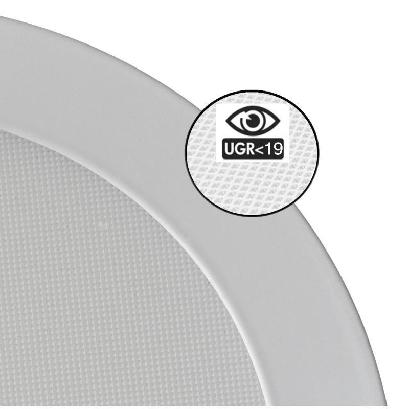 Downlight LED PRO 6W 720Lm CCT Sélectionnable UGR19 puce OSRAM