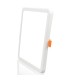 Placa downlight LED slim cuadrada 20W diámetro ajustable
