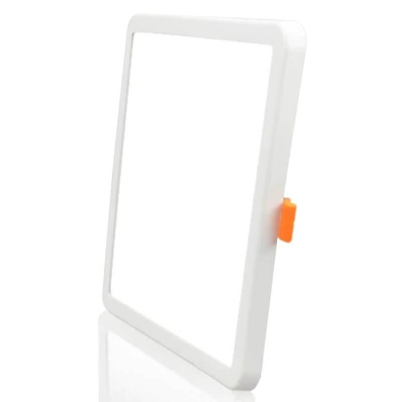 Placa downlight LED slim cuadrada 20W diámetro ajustable Premium LED - 1