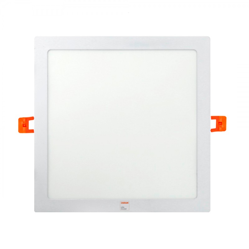 Placa downlight LED slim cuadrada 20W chip OSRAM 1800Lm