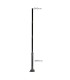 REKA 4-meter modular black column for street lighting