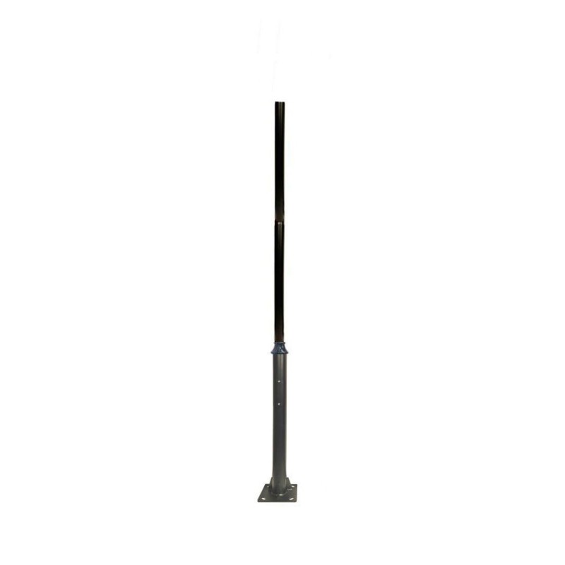 REKA 3-meter modular black column for street lighting