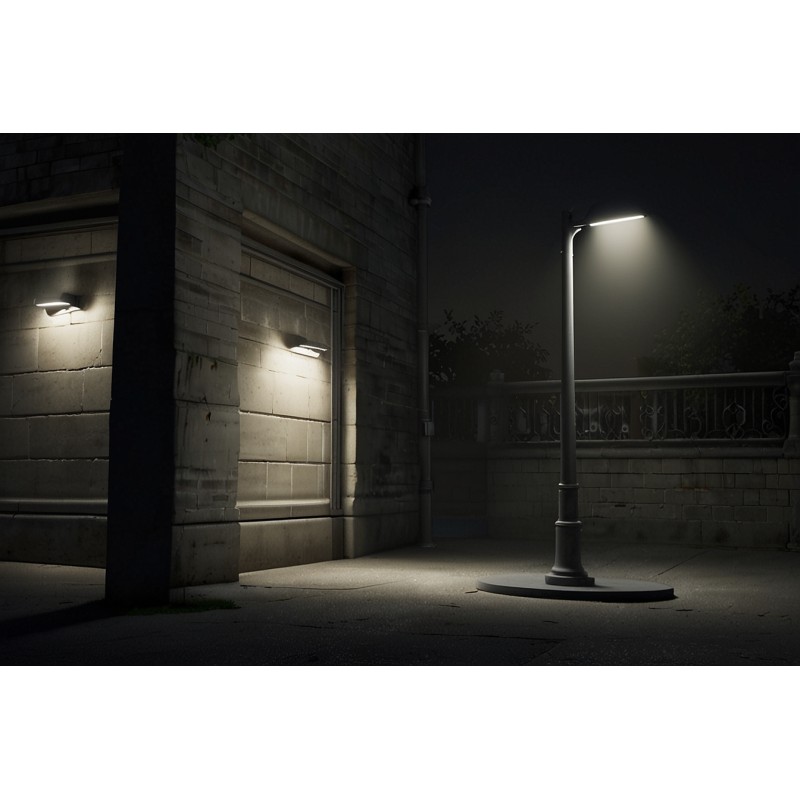 Lampione LED HALLEY 40W Chip BRIDGELUX 5600Lm