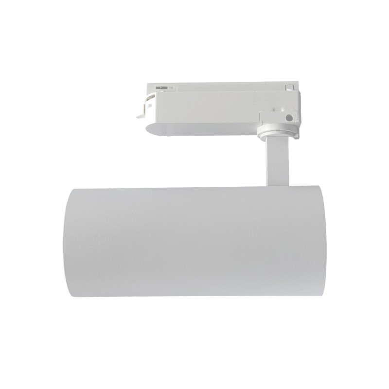 Faretto LED bianco binario monofase 40W CCT chip Bridgelux 38º-60º 4550Lm