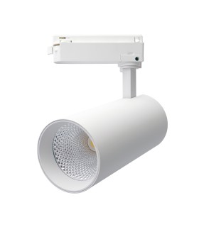 Projecteur LED pour Rail Monophasé 40W CCT BridgeLUX 38º-60º 4550Lm blanc