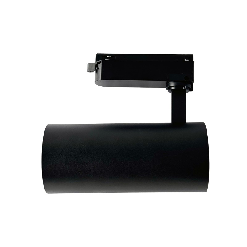 Projecteur LED noir pour Rail Monophasé 40W CCT BridgeLUX 38º-60º 4550Lm