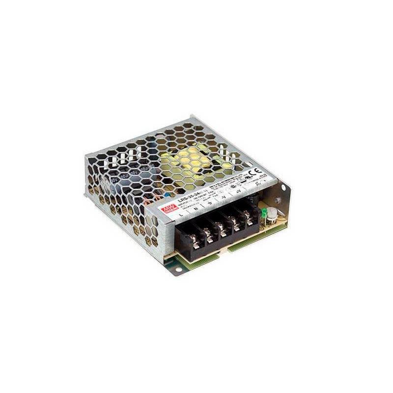 Fuente de alimentación MeanWell 24Vdc 35W 1.5A IP20 LRS-35-24