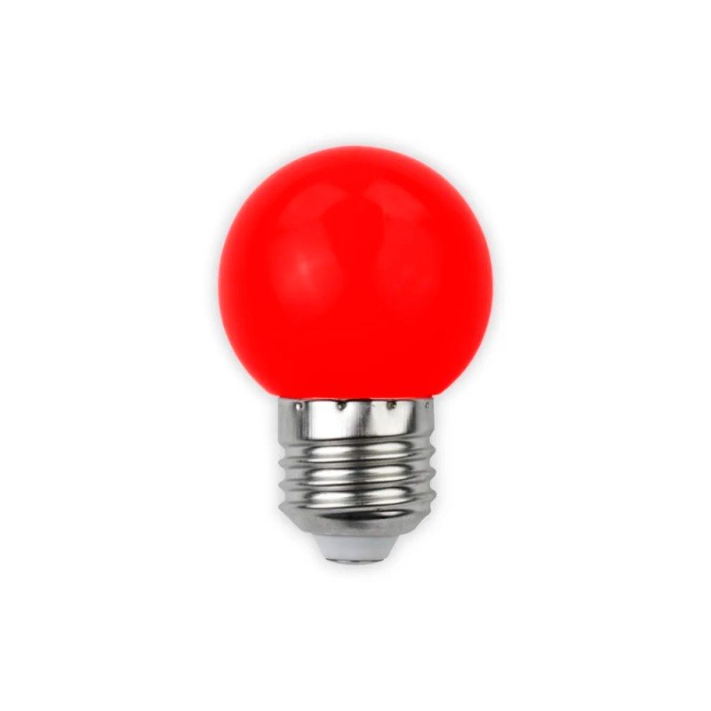 1W E27 G45 Red color LED Bulb