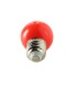 Ampoule LED E27 sphérique G45 1W couleur Rouge pour guirlandes