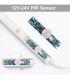 Sensor de movimiento para perfiles de aluminio y tira LED 12-24V-DC