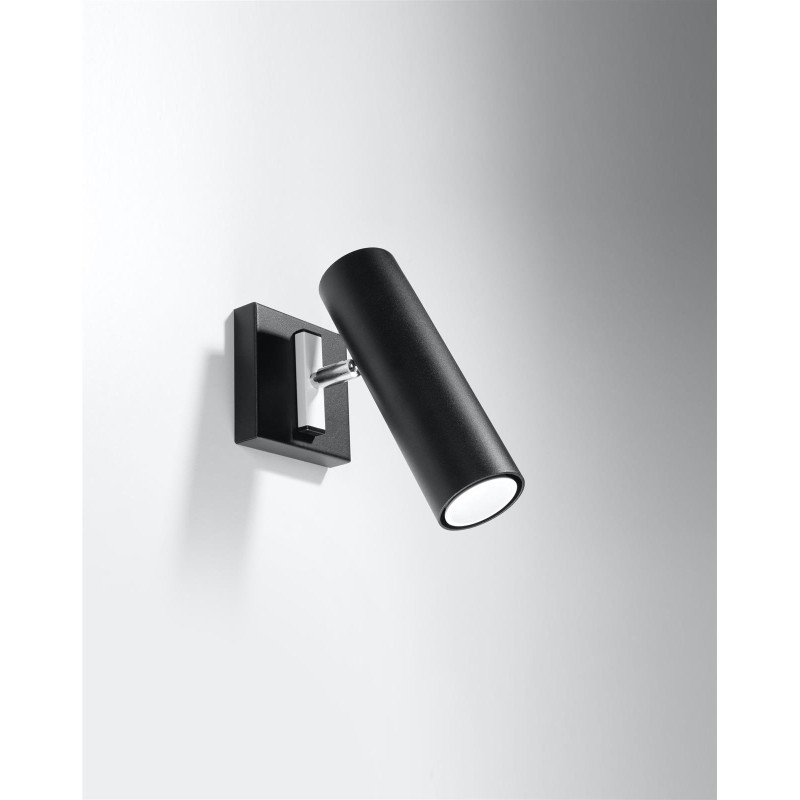 DIREZIONE black wall sconce by SOLLUX