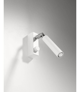 Applique murale EYETECH 1 blanc by SOLLUX