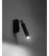EYETECH 1 black wall sconce by SOLLUX