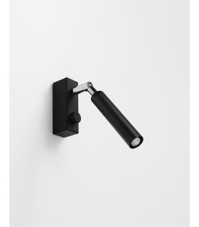 Applique murale EYETECH 1 noir by SOLLUX