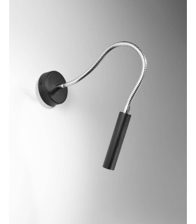 AXIL black wall sconce by SOLLUX