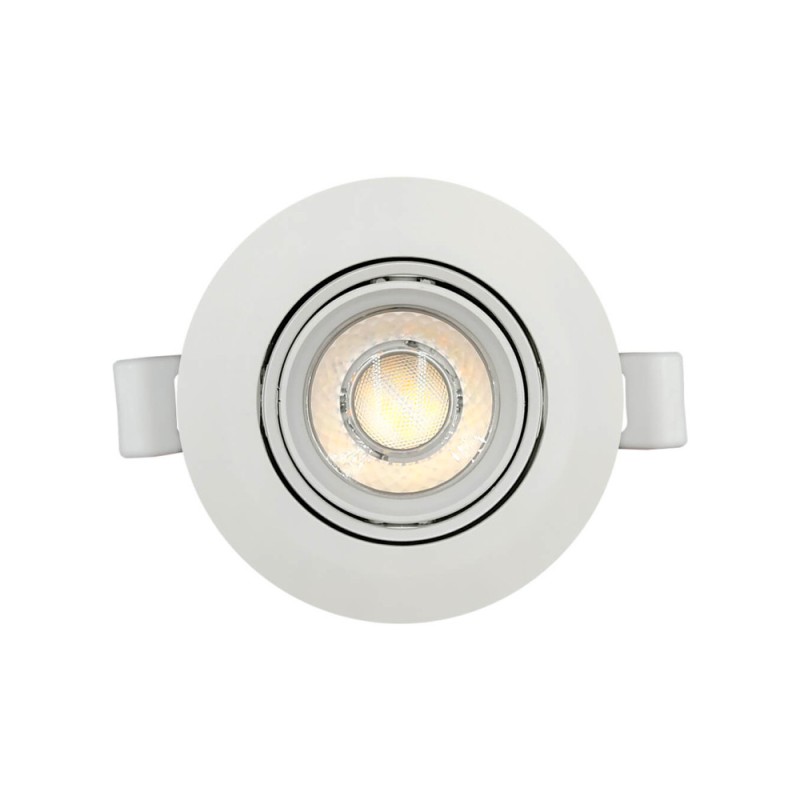 Faretto Downlight LED Circolare Orientabile 7W CCT Bianco 700Lm