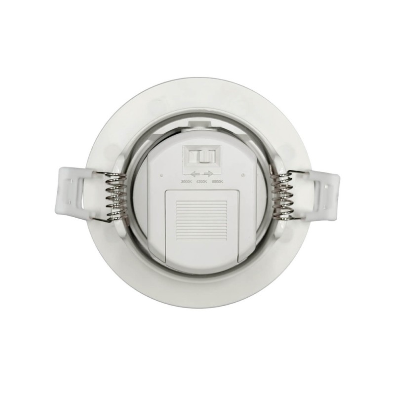 Spot Downlight LED Circulaire Orientable 7W CCT Blanc 700Lm