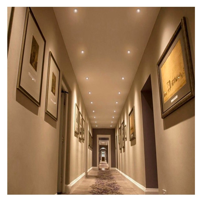 Faretto Downlight LED Circolare Orientabile 7W CCT Bianco 700Lm