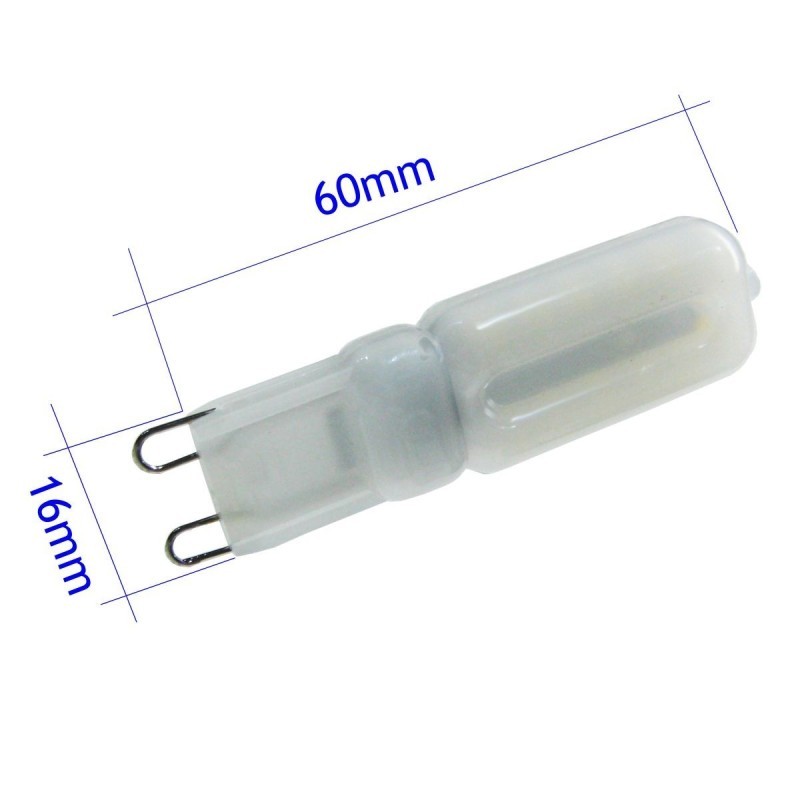 Bombilla LED bi-pin G9 5W 230V 360º regulable 420Lm