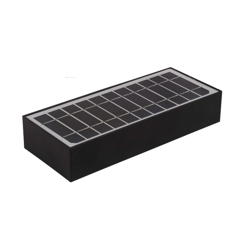 Aplique de pared Solar LED KITT 6W negro
