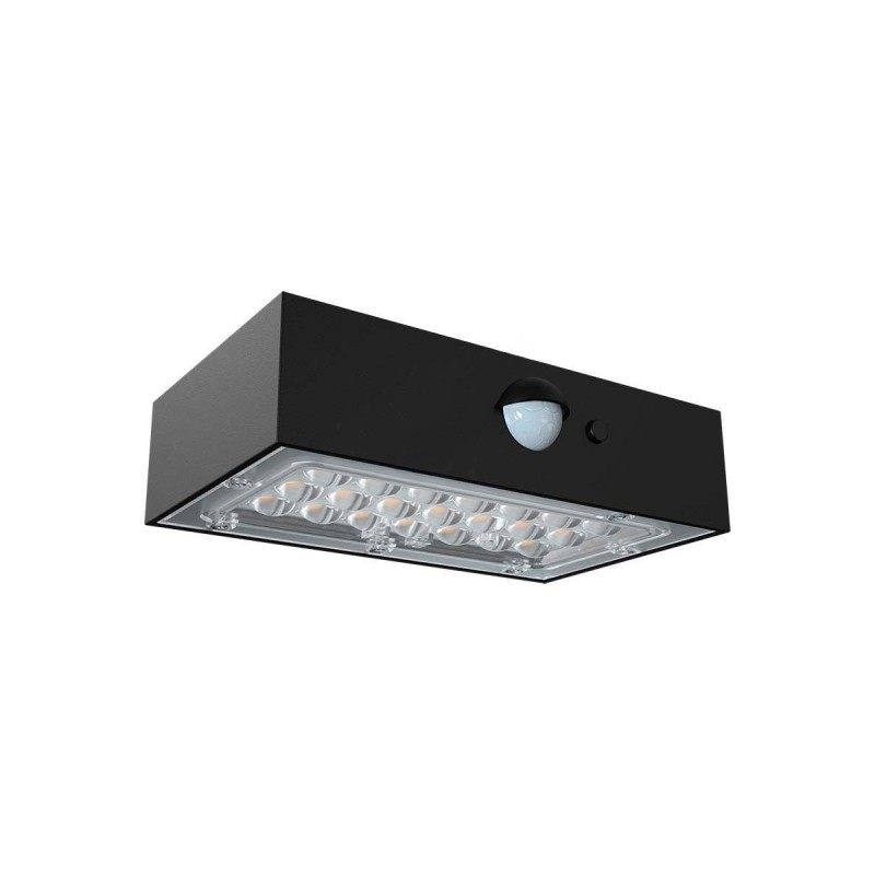 Applique Murale Solaire LED KITT MINI 3W noir
