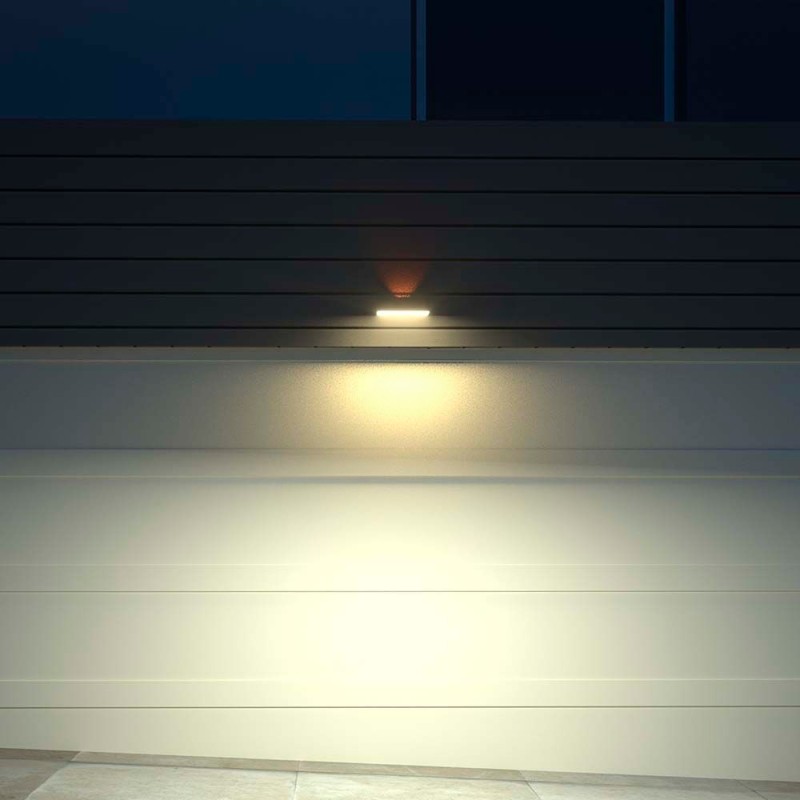 Applique da Parete Solare LED KITT MINI 3W nero