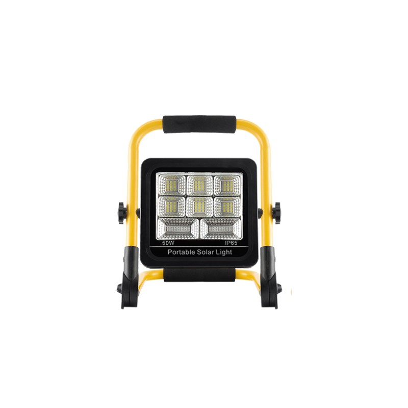 Proyector LED Solar/híbrido portátil 50W 800Lm con power bank