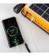 Projecteur LED solaire/hybride portable 100W 1300Lm avec power-bank