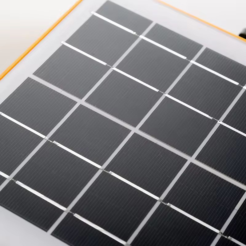 100W 1300Lm Portable Solar/Hybrid LED Floodlight with power bank function