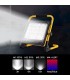100W 1300Lm Portable Solar/Hybrid LED Floodlight with power bank function